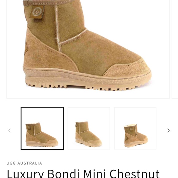 UGG luxury Bondi mini chestnut - Picture 1 of 8